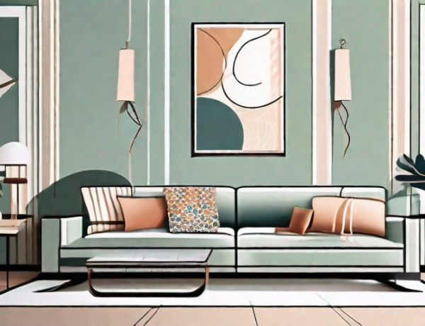 A stylish living room