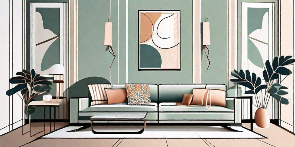 A stylish living room