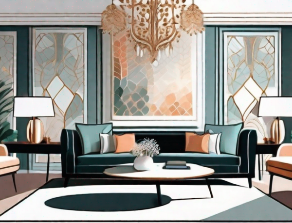 An elegant and stylish living room