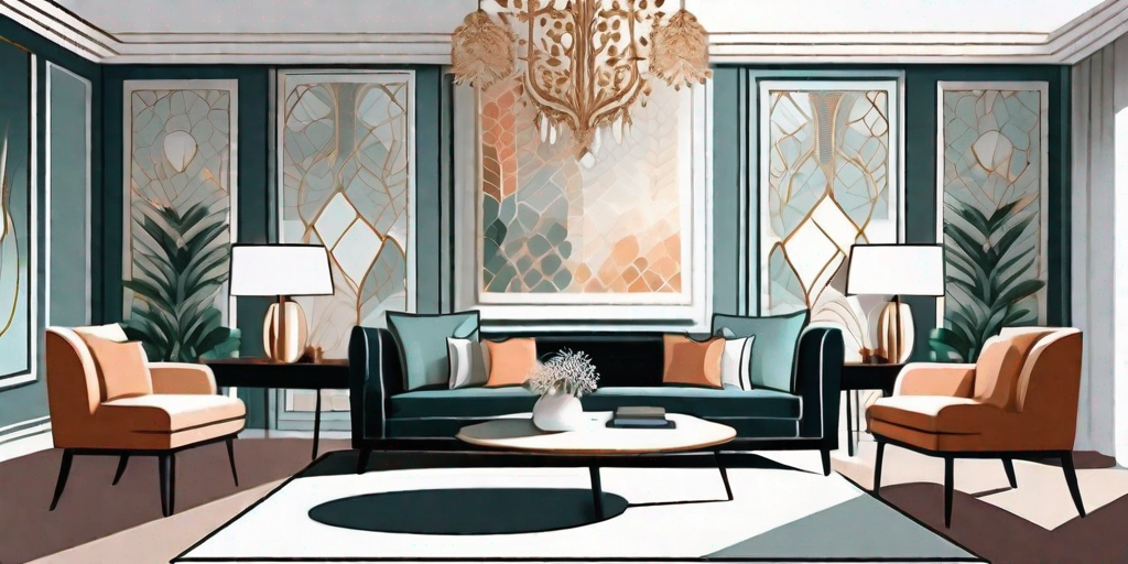 An elegant and stylish living room