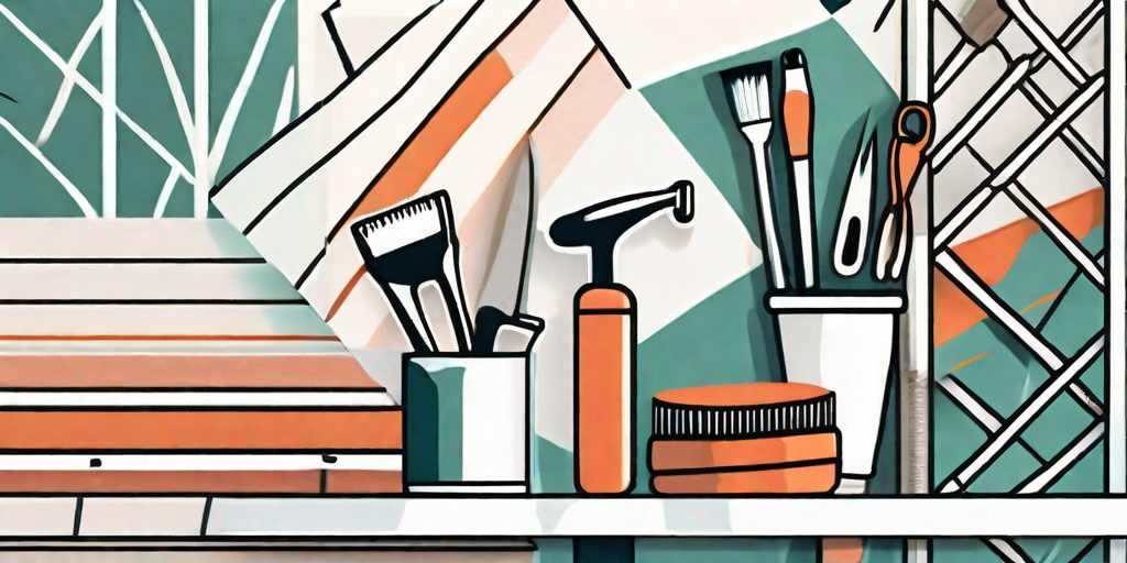 Various tools such as a roller