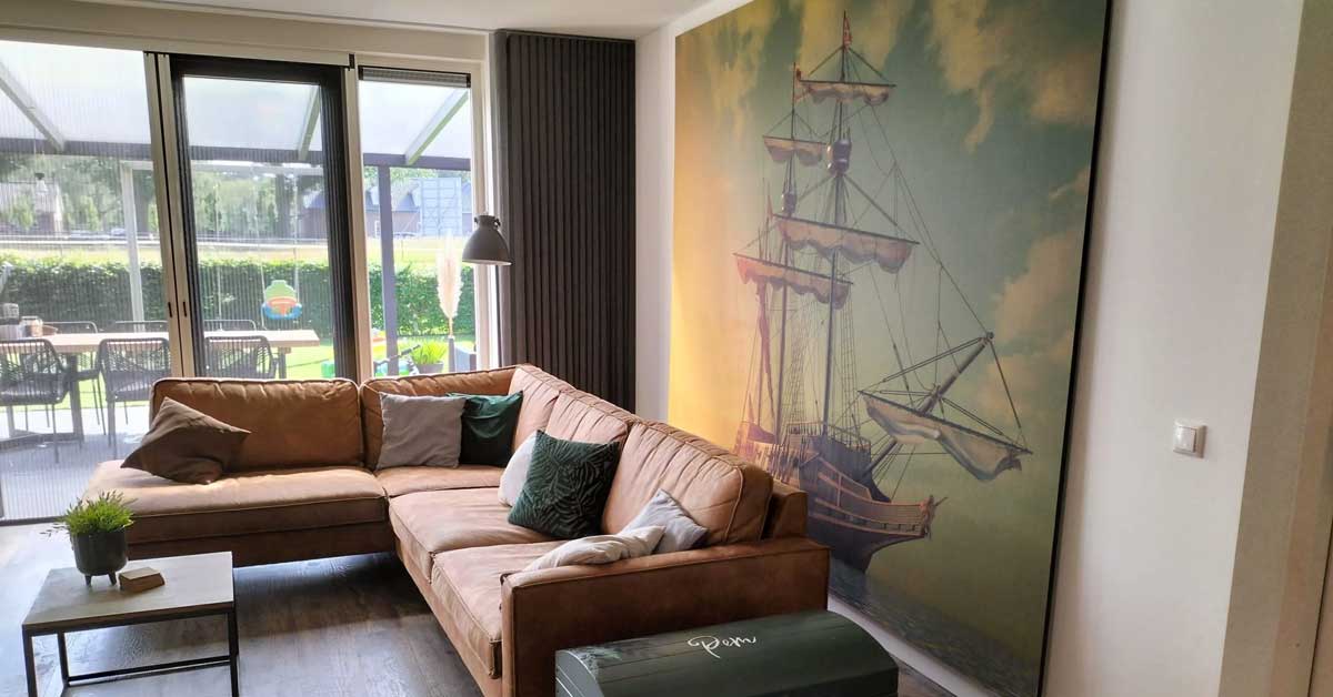 Papel pintado con fotos de barcos y deportes acuáticos
