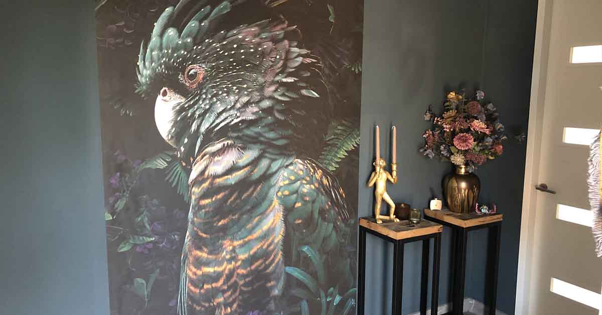 Papel pintado cacatúas