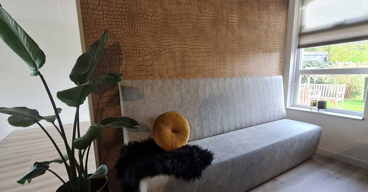 Papel pintado cocodrilo