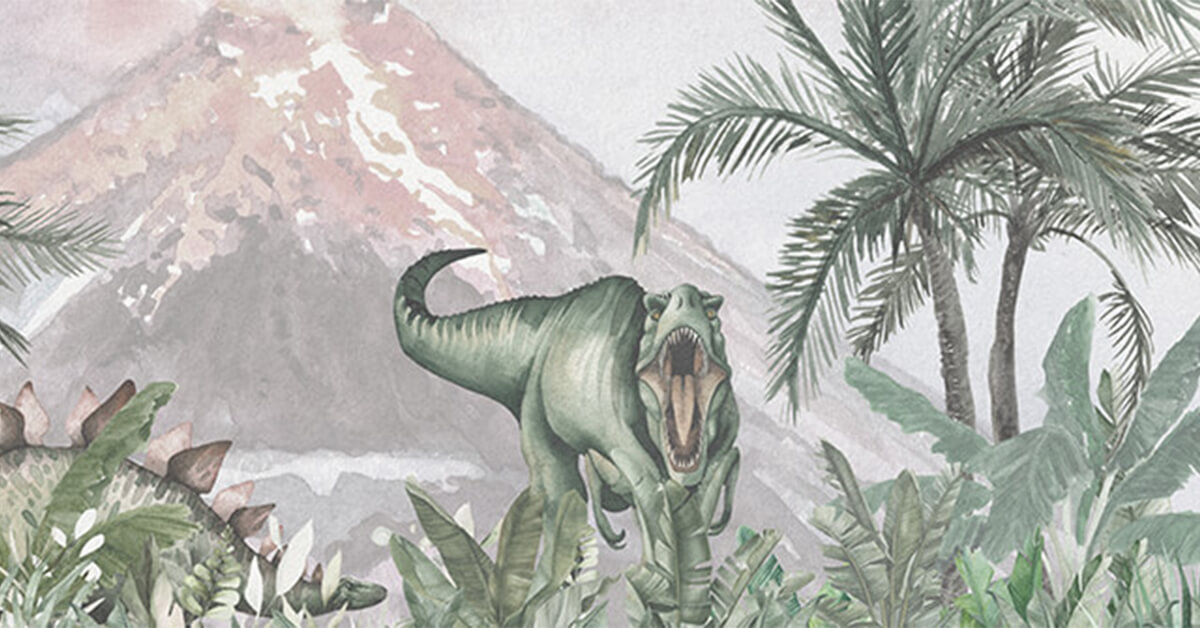 Lemonwalls dinosaurios papel pintado