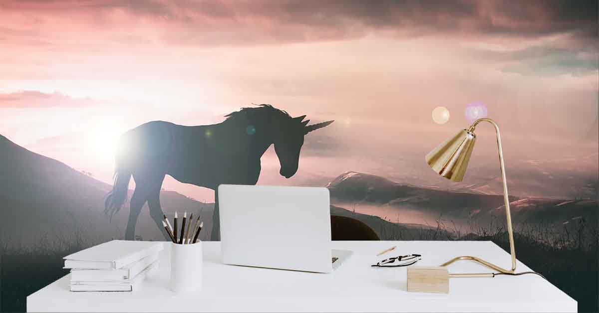 Empapelado de unicornios