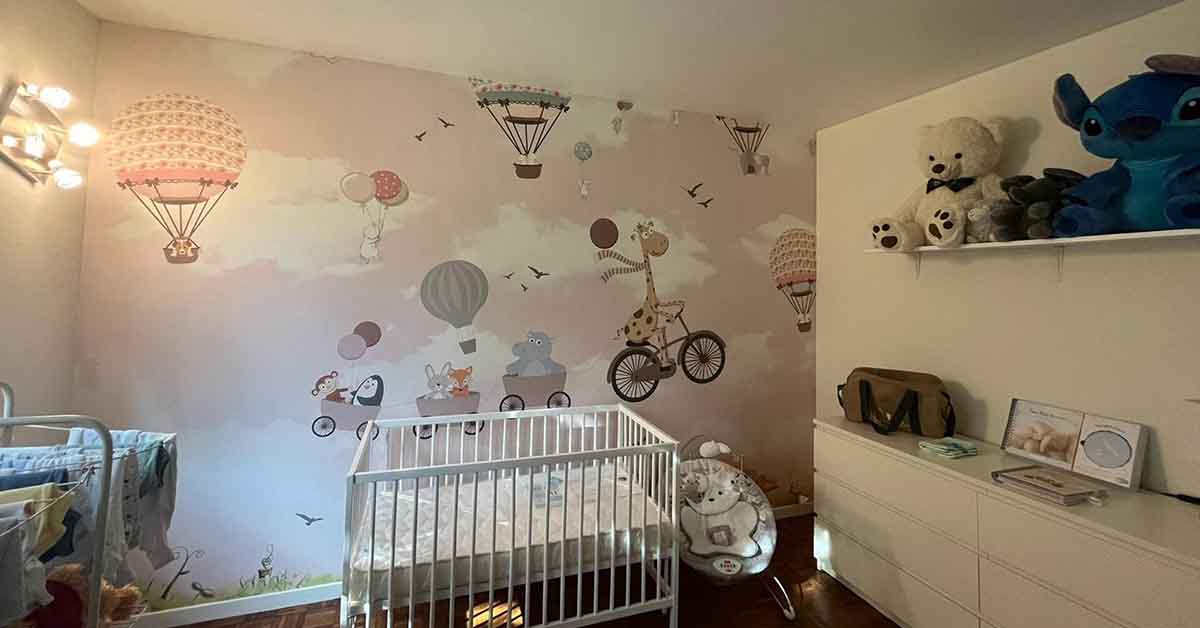 Papel pintado de fantasía para niños