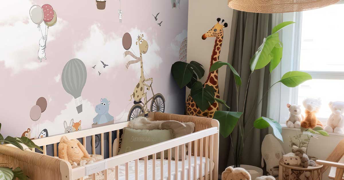 Papel pintado de fantasía para niños