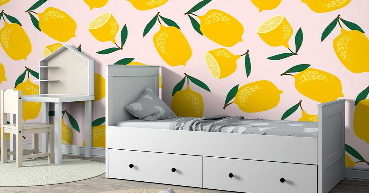 Papel pintado de frutas