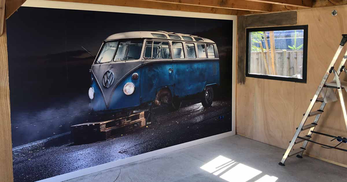 Papel pintado para el garaje