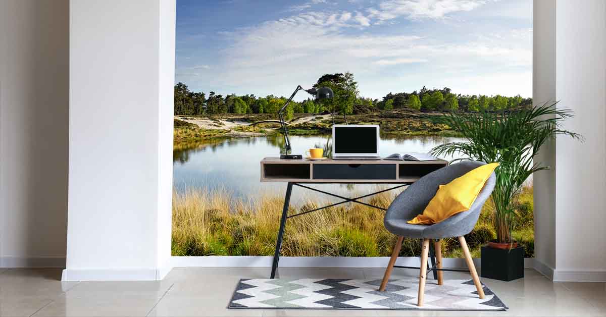 Papel pintado fotográfico de paisajes