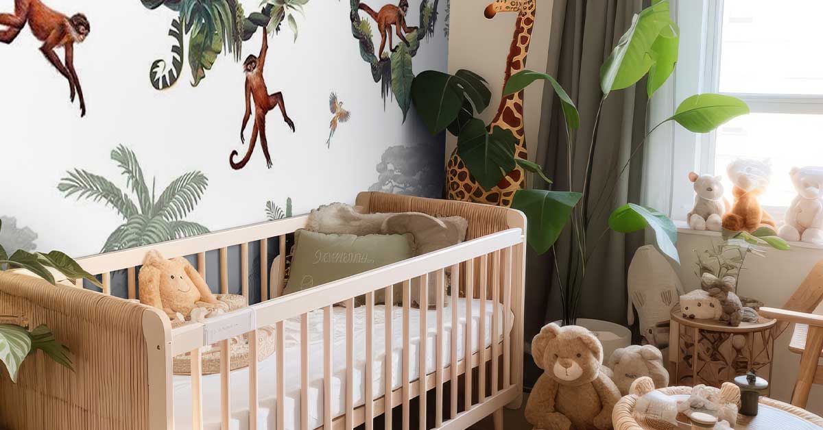 Papel de pintado monos