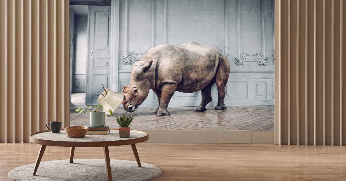 Papel pintado con otros animales