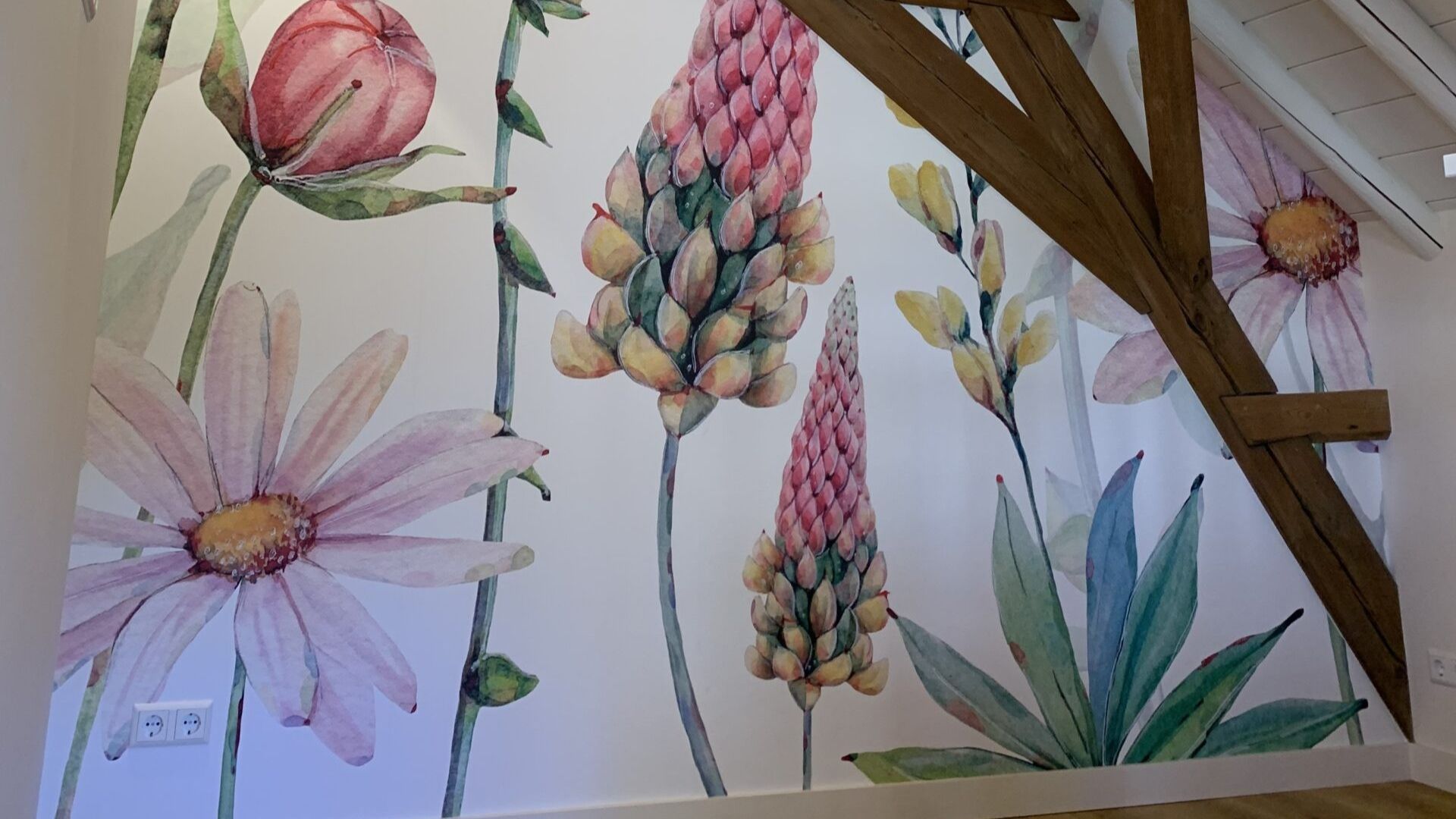 Papel Pintado Flores