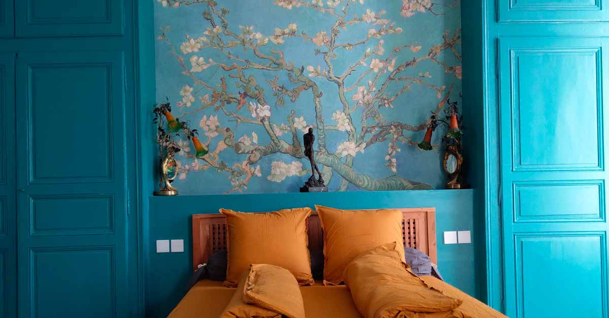 Papel pintado fotográfico para el dormitorio