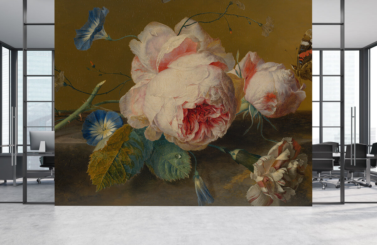 Rijksmuseum - Papel pintado con Bodegón con flores - Habitación 3