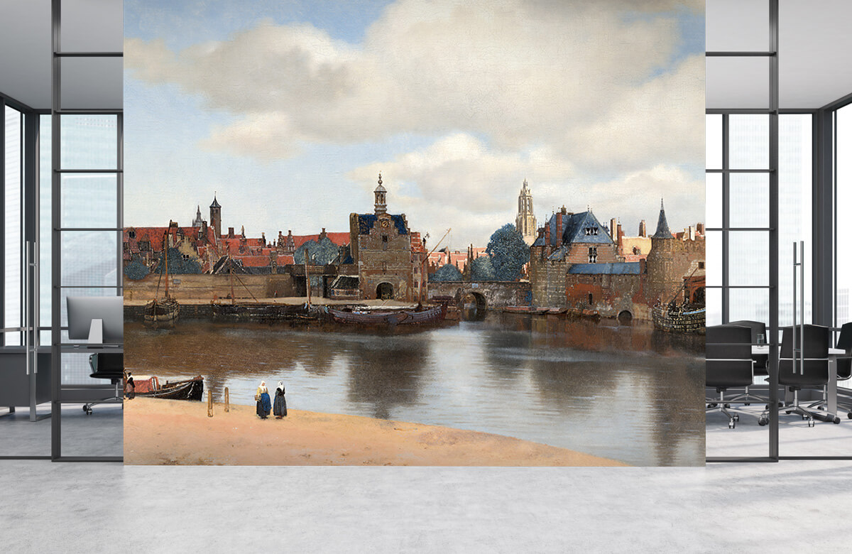 Rijksmuseum - Papel pintado con Vista de Delft - Habitación 3