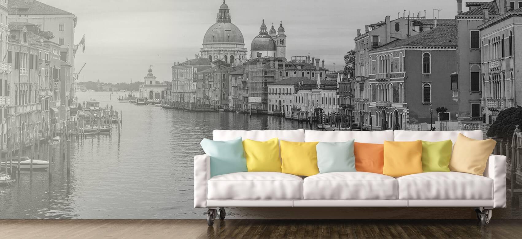 Ciudades - Papel pintado con Canal en Venecia - Salón 11