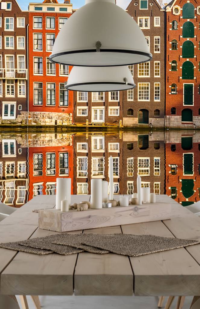 Ciudades - Papel pintado con Canal de Ámsterdam - Habitación 1