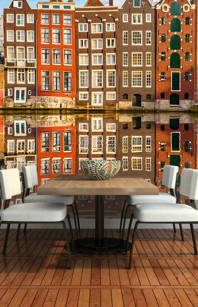 Ciudades - Papel pintado con Canal de Ámsterdam - Habitación 2