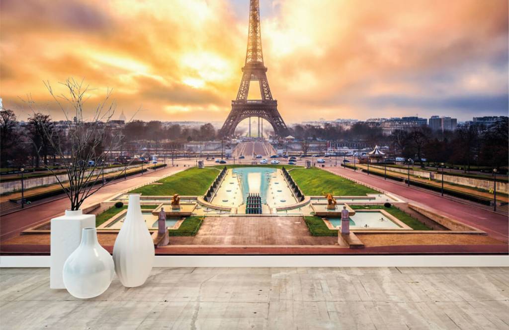 Ciudades - Papel pintado con Torre Eiffel - Habitación 1