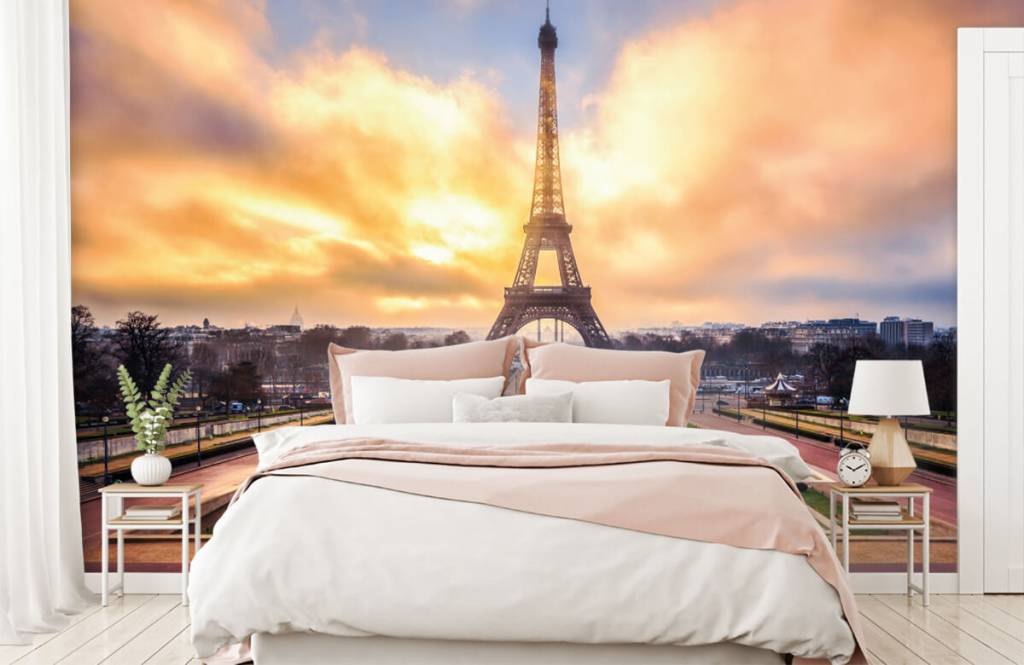 Ciudades - Papel pintado con Torre Eiffel - Habitación 2