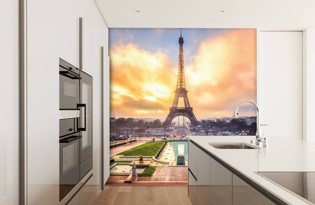 Ciudades - Papel pintado con Torre Eiffel - Habitación 4