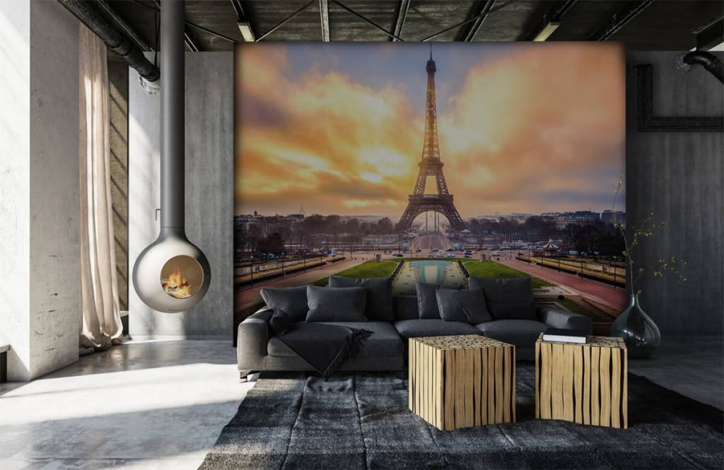 Ciudades - Papel pintado con Torre Eiffel - Habitación 7