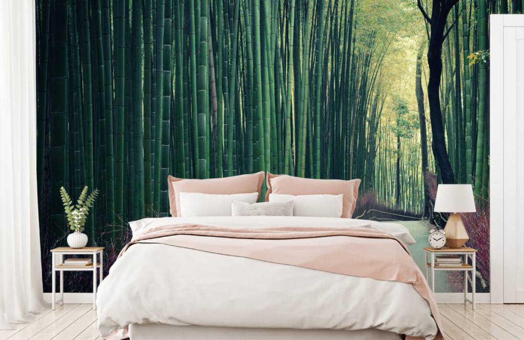 Bosque - Papel pintado con Bosque de bambú - Sala 1