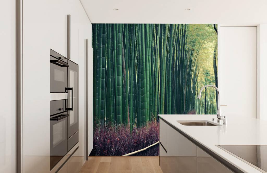 Bosque - Papel pintado con Bosque de bambú - Sala 3