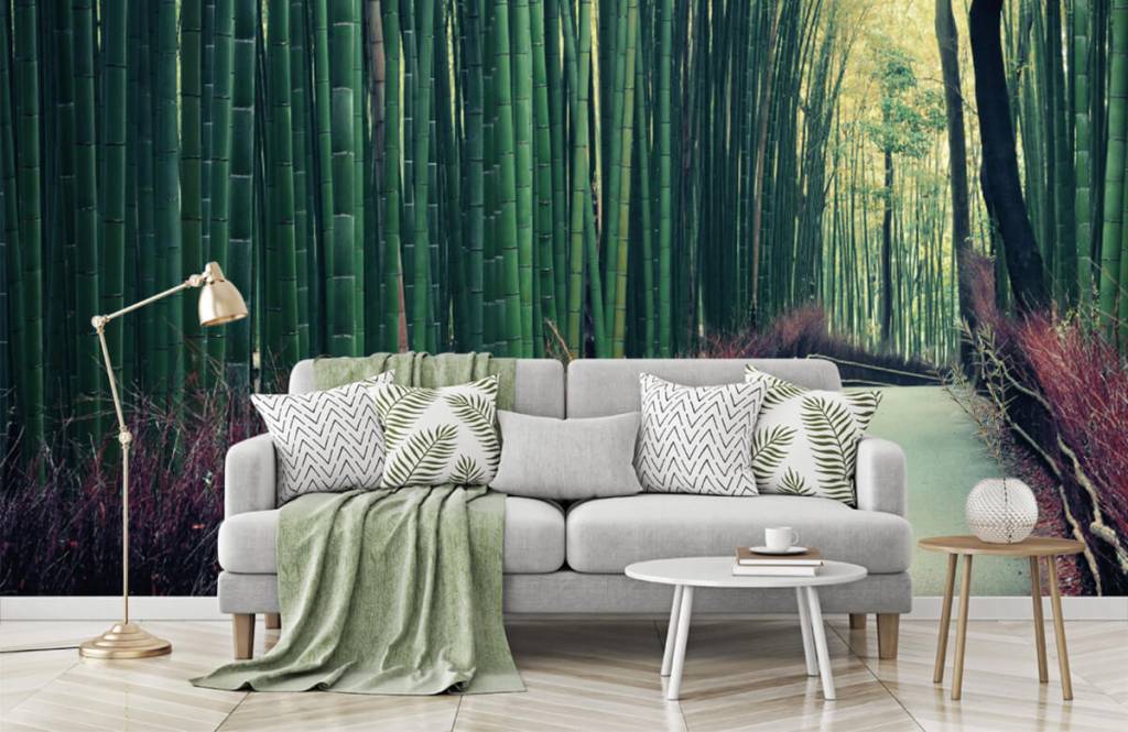 Bosque - Papel pintado con Bosque de bambú - Sala 7