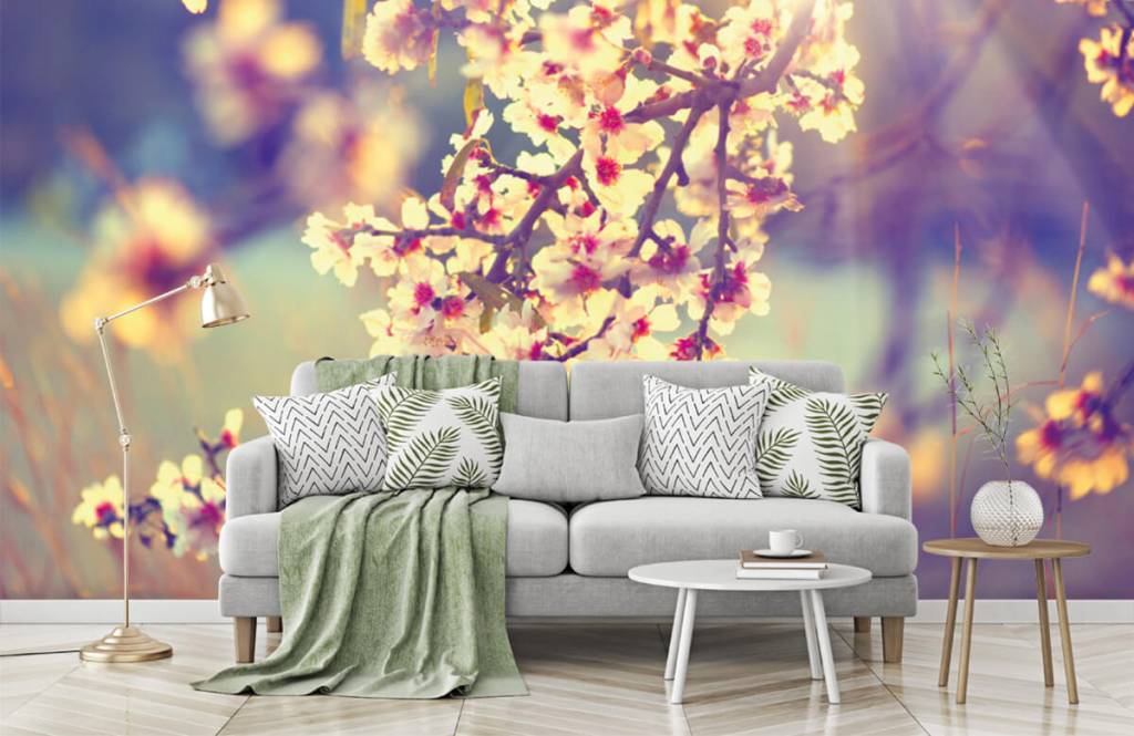Pimpollos - Papel pintado con Árbol en flor - Habitación 1