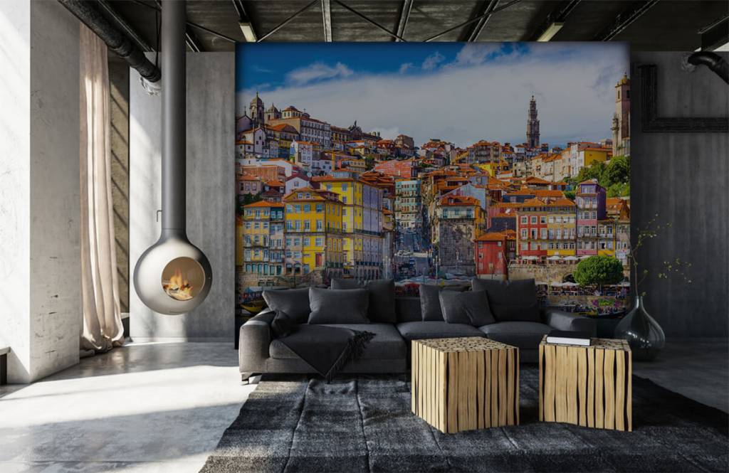Ciudades - Papel pintado con Ciudad en Portugal - Habitación 6