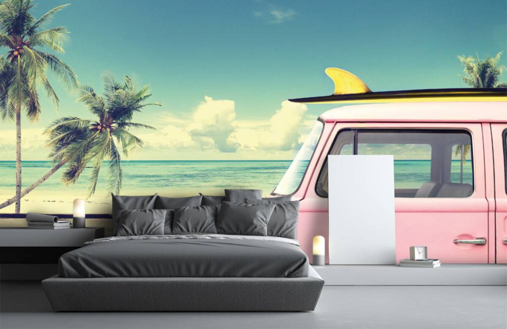 Transporte - Papel pintado con Volkswagen de surf - Habitación 3