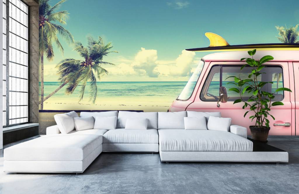 Transporte - Papel pintado con Volkswagen de surf - Habitación 6