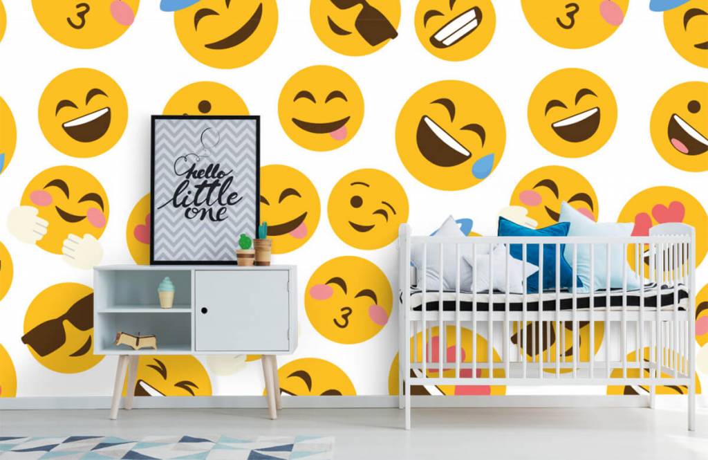 Otros - Papel pintado con Emojis - Habitación de niña 6
