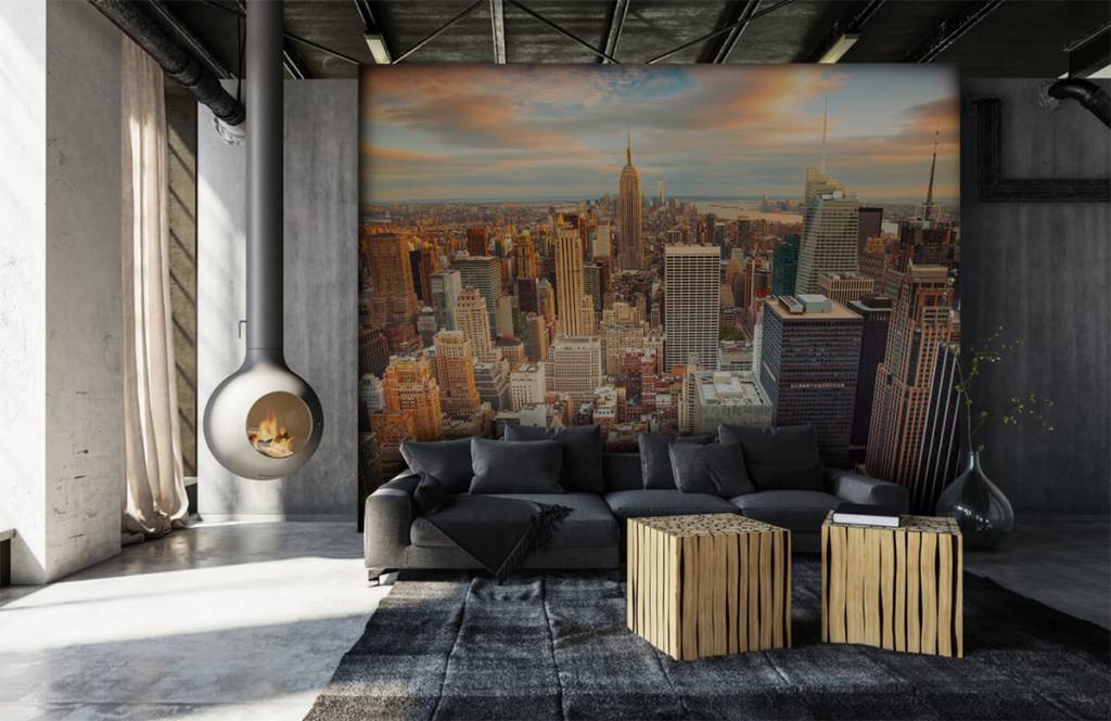 Ciudades - Papel pintado con Manhattan - Habitación de adolescentes 6