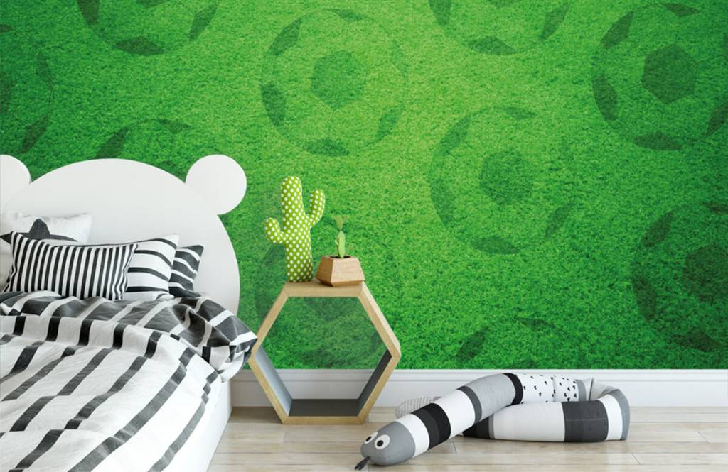 Fútbol - Papel pintado con Jugar al fútbol en la hierba - Habitación de adolescentes 2