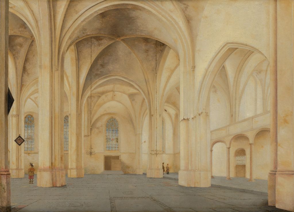 El interior de la Cunerakerk de Rhenen