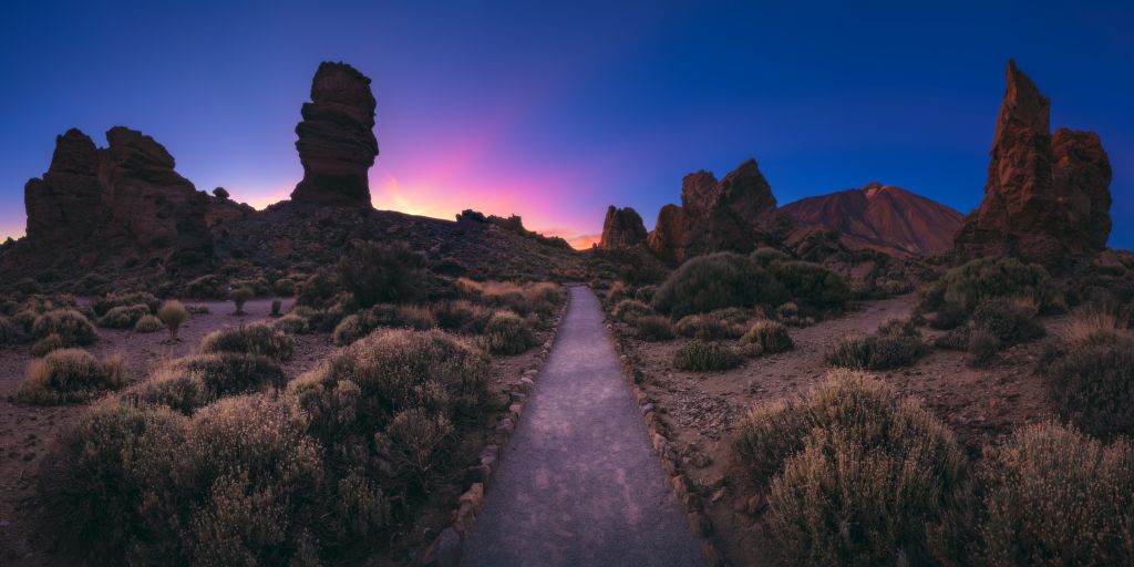 Tenerife - Panorama de las Cañadas del Teide