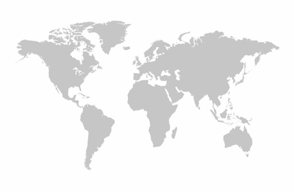 Mapa del mundo gris
