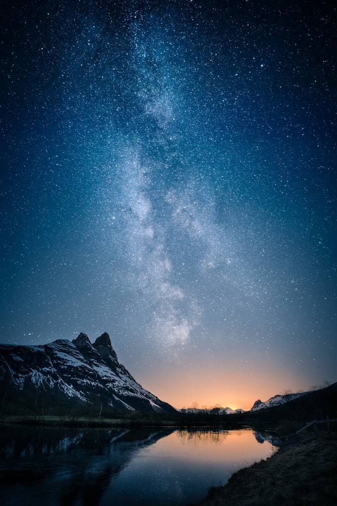 Cielo estrellado en Alaska