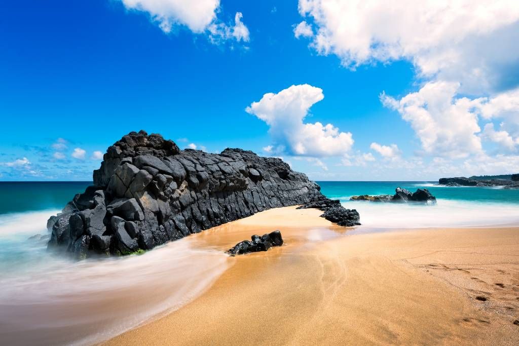 Playa en Hawái
