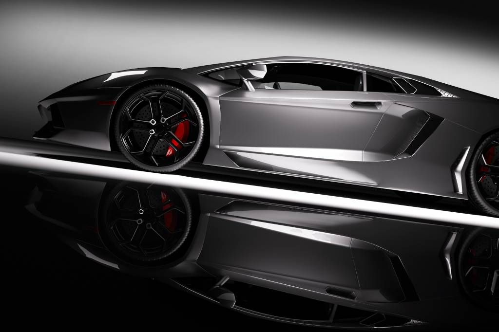 Lamborghini gris