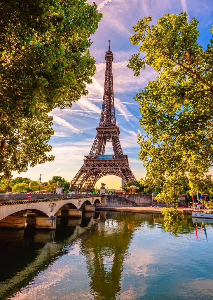 La Torre Eiffel y el Sena