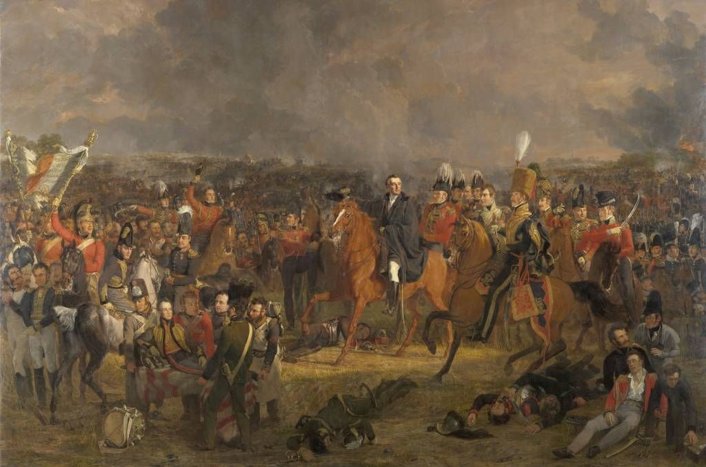 La batalla de Waterloo