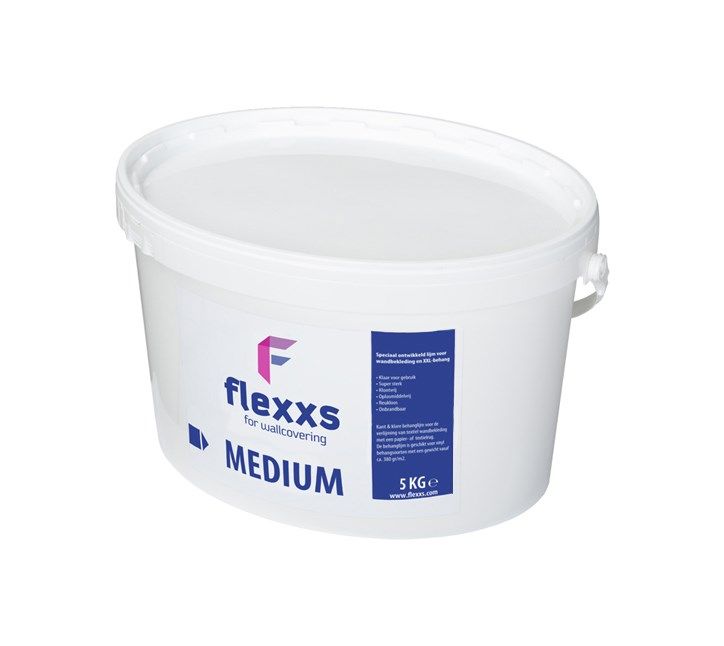 Flexxs MuralTex adhesivo, Medium 5 KG / 25m2 (soportes normales)