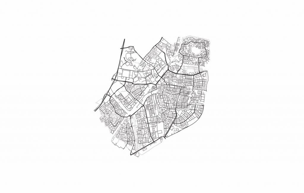Mapa de Leiden, blanco