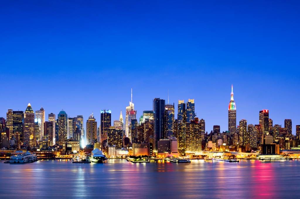 Horizonte de Manhattan en Nueva York