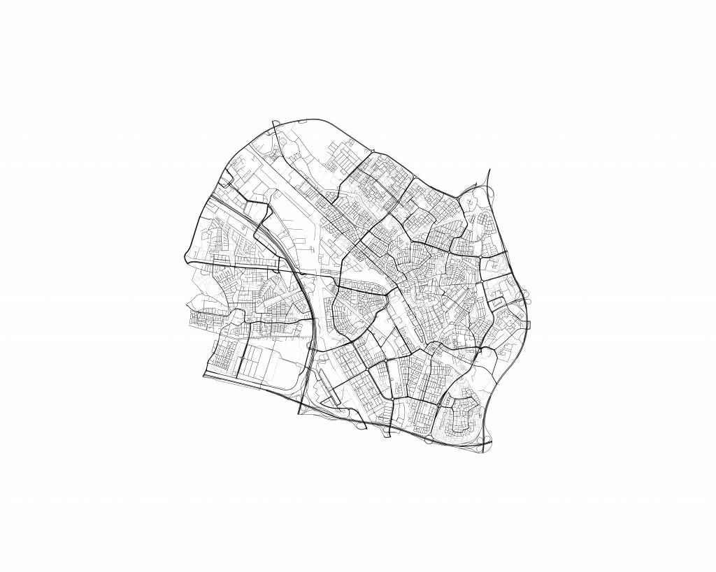 Mapa de Utrecht, blanco